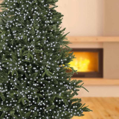 Premier - 1000 LED White, Multi-Action TreeBrights With Timer and Clear ...