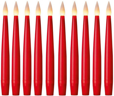 Premier - 15cm Red Floating Candles with Timer - Pack of 10 Price Comparisons | Compare The Build