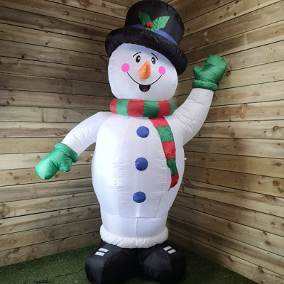Premier 2.4M Indoor And Outdoor Inflatable Lit Snowman Price Comparisons | Compare The Build