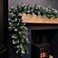 Premier 270cm (9ft) x 30cm Snow Tipped Green Christmas Garland Decoration