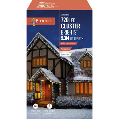 Premier red and white christmas lights discount