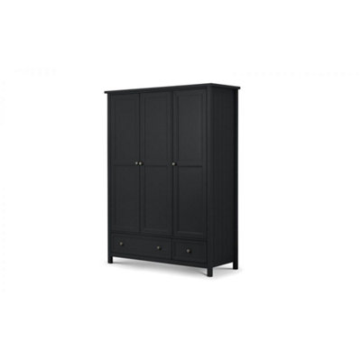 Premier Anthracite 3 Door Combination Wardrobe