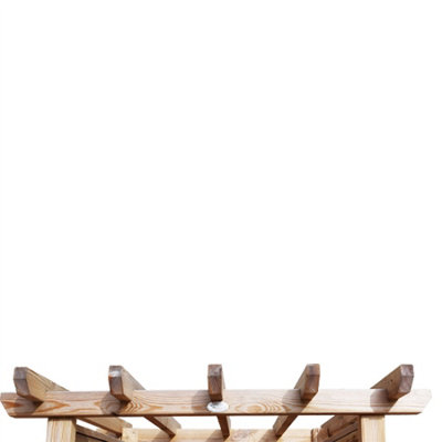 Premier Arch H:7ft (210cm) x W.4ft (120cm) Garden Walkway Archway Tuscany Plant Decorative Plant Climber Sides - 3