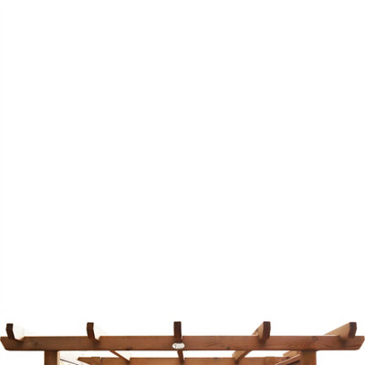 Premier Arch H:7ft (210cm) x W.6ft (180cm) Garden Walkway Archway Highgrove Square Plant Decorative Plant Climber Sides