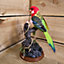Premier Christmas 22cm Parrot on Branch with Animation and Recording Function
