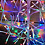 Premier Christmas 60cm Twinkling Starburst Tree - Multicoloured & Amber
