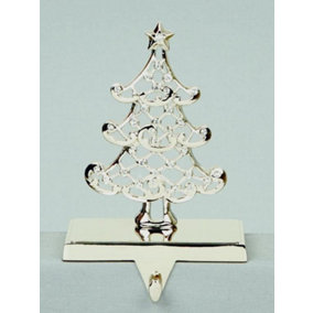 Premier Christmas Tree Stocking Hanger With Crystals Christmas - 22cm