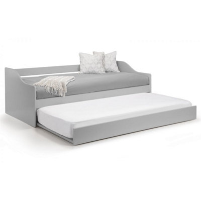 Premier Dove Grey Day Bed Single 3ft (90cm) + Pull Out Bed (Guest Bed)