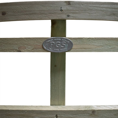 Premier Garden Supplies 3x Width: 6ft x Height: 1ft Arch Top Square Trellis Fence Topper Panel/Wall Climber Standard Design - 5