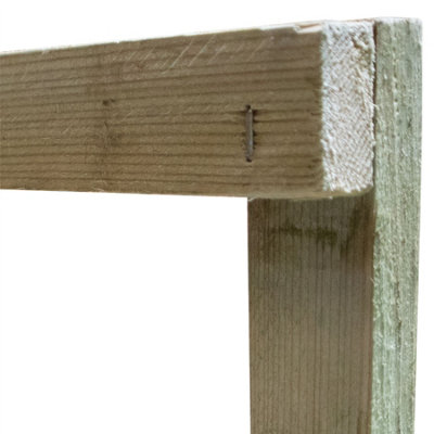 Premier Garden Supplies 3x Width: 6ft x Height: 2ft Flat Top Square Trellis Fence Topper Panel/Wall Climber Standard Design
