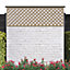 Premier Garden Supplies Elite Diamond Alderley Standard Trellis (Pack of 5) Width: 6ft x Height: 2ft Fence Panel Topper