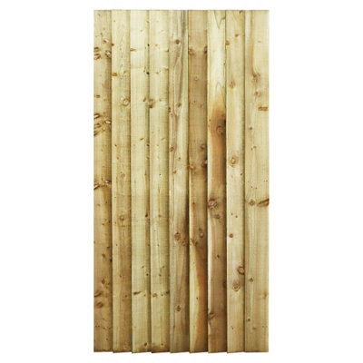 Premier Garden Supplies Heavy Duty H-Frame Feather Edge Gate 180cm (6ft) High x 90cm (3ft) Wide Ultra Strong Pedestrian Pathway - 3