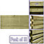Premier Garden Supplies Roma Double Slotted (Pack of 10) Width: 6ft x Height: 3ft Venetian Fence Panel/Topper/Trellis