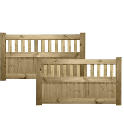 Premier Garden Supplies URBAN ELITE FORTRESS Driveway Gates Height: 3ft x Full Width: 10ft (300cm) Premier Pale - 7