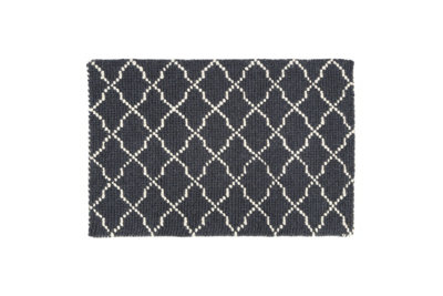 Premier Housewares Black and White Rug