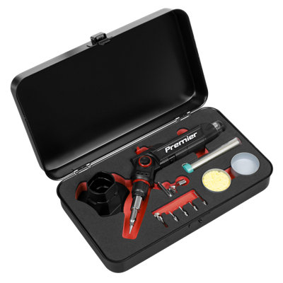 Premier Indexing Soldering Iron Kit 3-In-1 Heating Soldering Shrinking