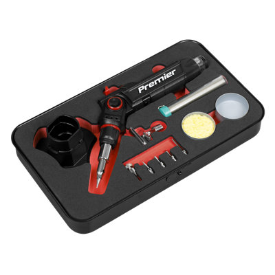 Premier Indexing Soldering Iron Kit 3-In-1 Heating Soldering Shrinking