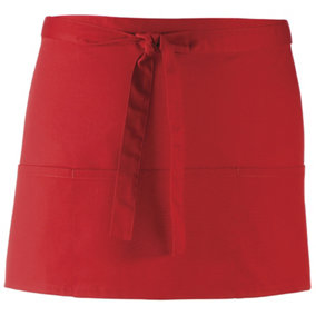 Premier Ladies/Womens Colours 3 Pocket Apron / Workwear (Pack of 2)