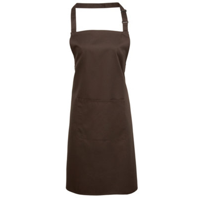 Premier Ladies/Womens Colours Bip Apron With Pocket / Workwear (Pack of 2)