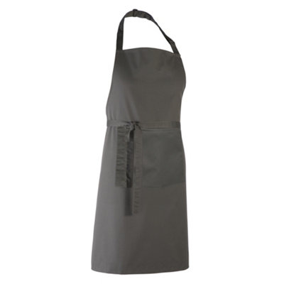 Premier Ladies/Womens Colours Bip Apron With Pocket / Workwear (Pack of 2)