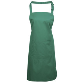 Premier Ladies/Womens Colours Bip Apron With Pocket / Workwear (Pack of 2)