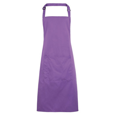 Premier Ladies/Womens Colours Bip Apron With Pocket / Workwear | DIY at B&Q