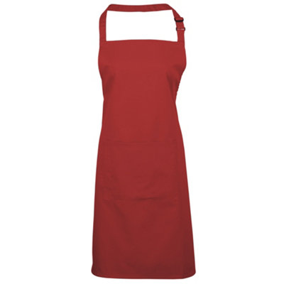 Premier Ladies/Womens Colours Bip Apron With Pocket / Workwear