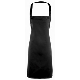 Premier Ladies/Womens Essential Bib Apron / Catering Workwear (Pack of 2)