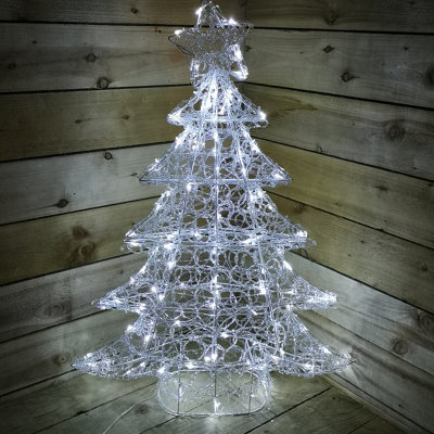 Premier Lit Soft Acrylic Christmas Tree With Twinkling LED Indoor