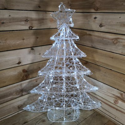 Premier Lit Soft Acrylic Christmas Tree With Twinkling LED Indoor Outdoor - 3