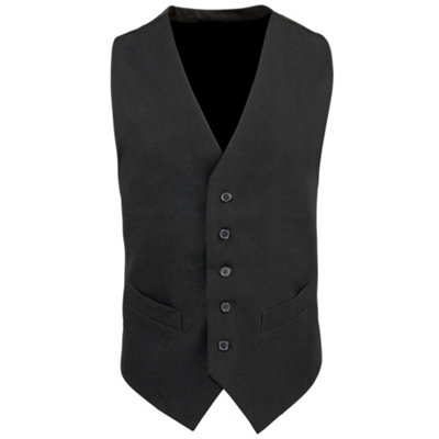 premier-mens-lined-polyester-waistcoat-catering-bar-wear-pack-of-2