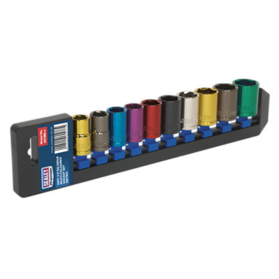 Premier Multi-Coloured Socket Set 1/2