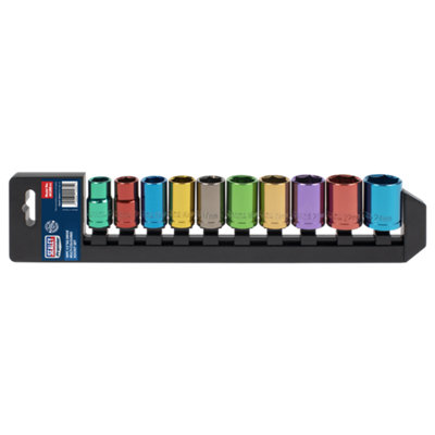 Premier Multi-Coloured Socket Set 1/2
