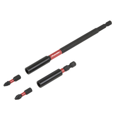 Premier Power Tool Bit Holder Set 4 Pieces Impact Grade Daily & Professional Use