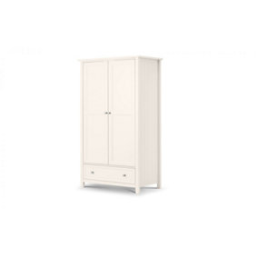Premier Pure White 2 Door Combination Wardrobe