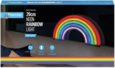 Premier - Rainbow Neon Light - 30x16cm