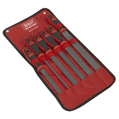 Premier Rasp File Set 6 Pieces Flat/Half Round/Round 200-300mm ...