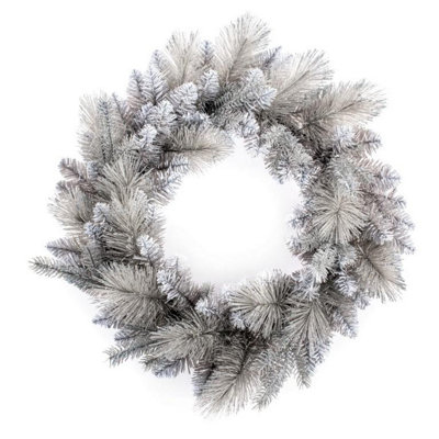 Premier Snow Fir Wreath White (One Size)