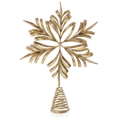 Premier Snowflake Tree Topper Antique Gold (One Size)