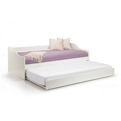 Premier Surf White Day Bed Single 3ft (90cm) + Pull Out Bed (Guest Bed)
