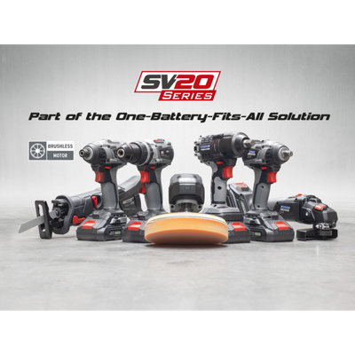 Premier SV20 Series Cordless Impact Wrench Kit 20V 4Ah With Battery CP20VXIWKIT - 7