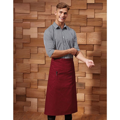 Premier Unisex Colours Bar Apron / Workwear (Long Continental Style)