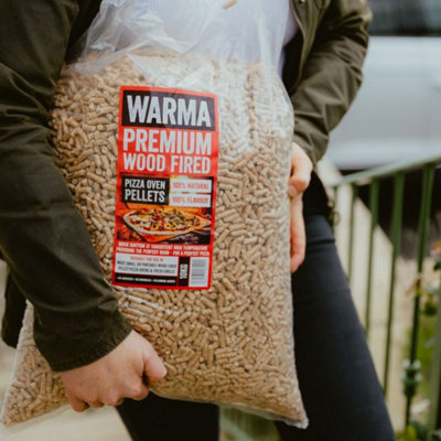 Premium 100% Natural Odourless Chemical-Free Ooni Pizza Oven Wood Pellets 2 x 10kg