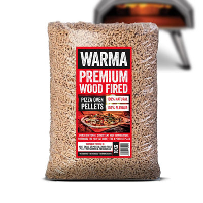 Premium 100% Natural Odourless Chemical-Free Ooni Pizza Oven Wood Pellets 45 x 10kg Bags