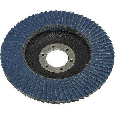 Premium 115mm Zirconium Flap Disc with 22mm Bore - 40 Grit for Surface ...