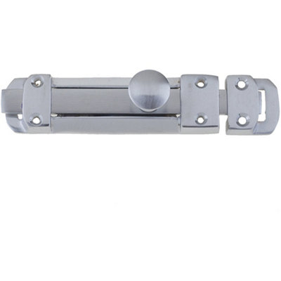 Premium 116x30mm Satin Chrome Contract Door Bolts for Ultimate Security - Door Bolt Lock