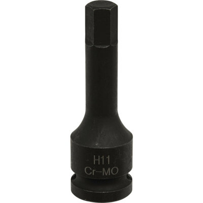 Premium 11mm Brake Caliper Hex Socket - 1/2 Inch Square Drive for Ford, Mercedes, and Volvo