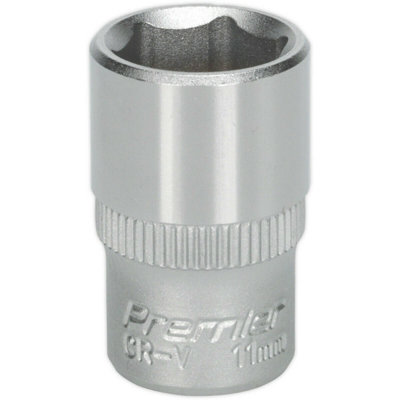 Premium 11mm Forged Steel Drive Socket - 1/4 Inch Square Drive for ...