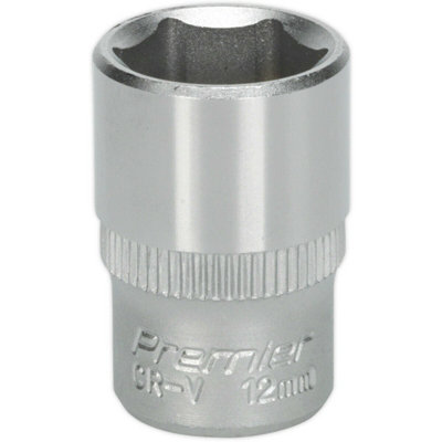 Premium 12mm Forged Steel Drive Socket - 1/4 Inch Square Drive with ...