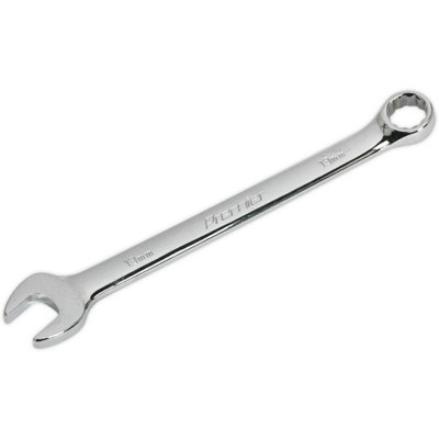 Premium 13mm Steel Combination Spanner - Long Slim Design Chrome Vanadium Wrench